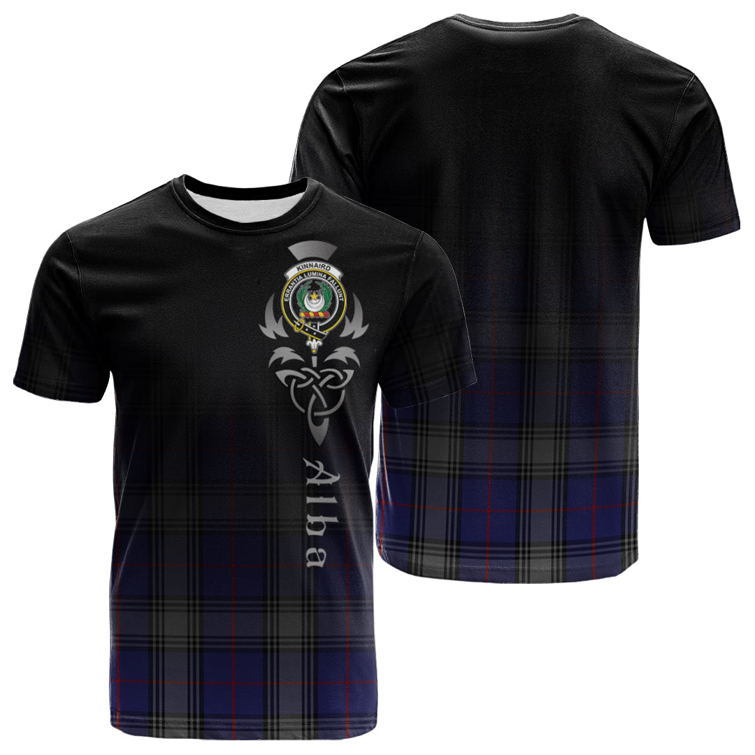 Kinnaird Tartan Crest T-shirt - Alba Celtic Style