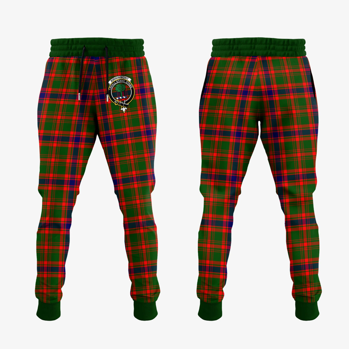 Kinninmont Tartan Crest Jogger Sweatpants