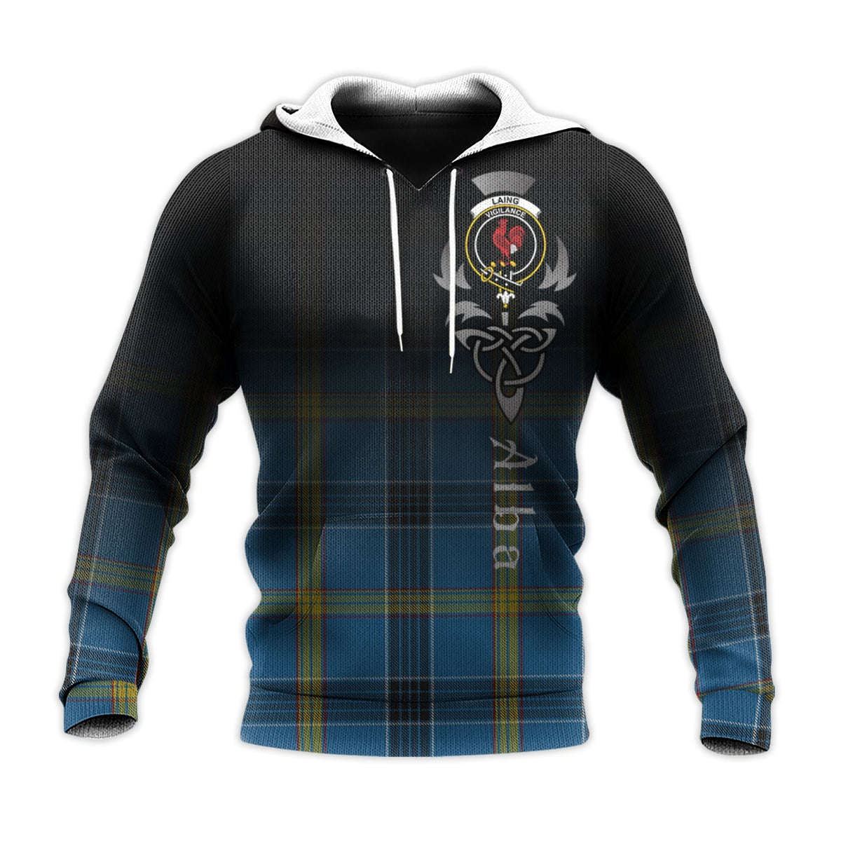 Laing Tartan Hoodie - Alba Celtic Style