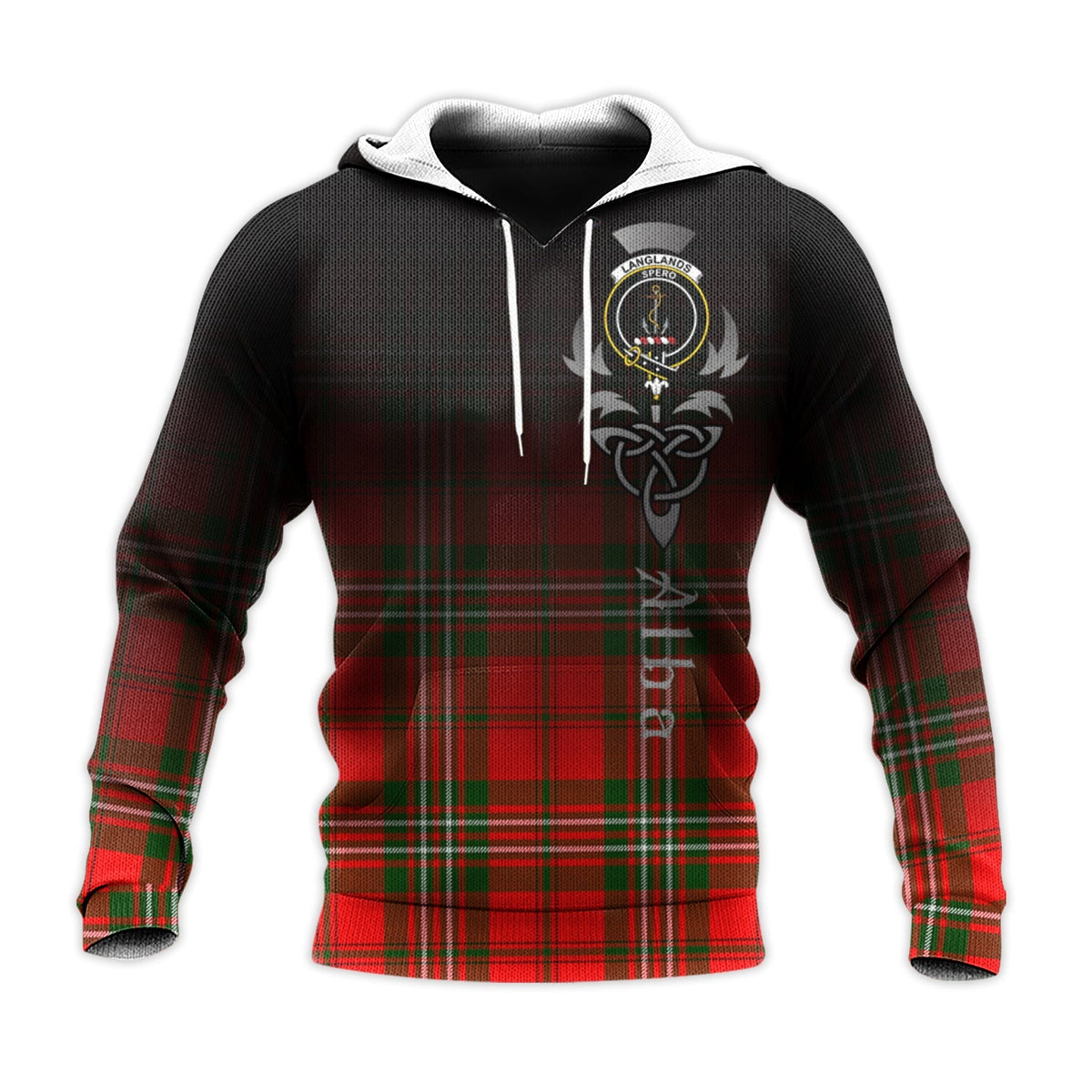 Langlands Tartan Hoodie - Alba Celtic Style