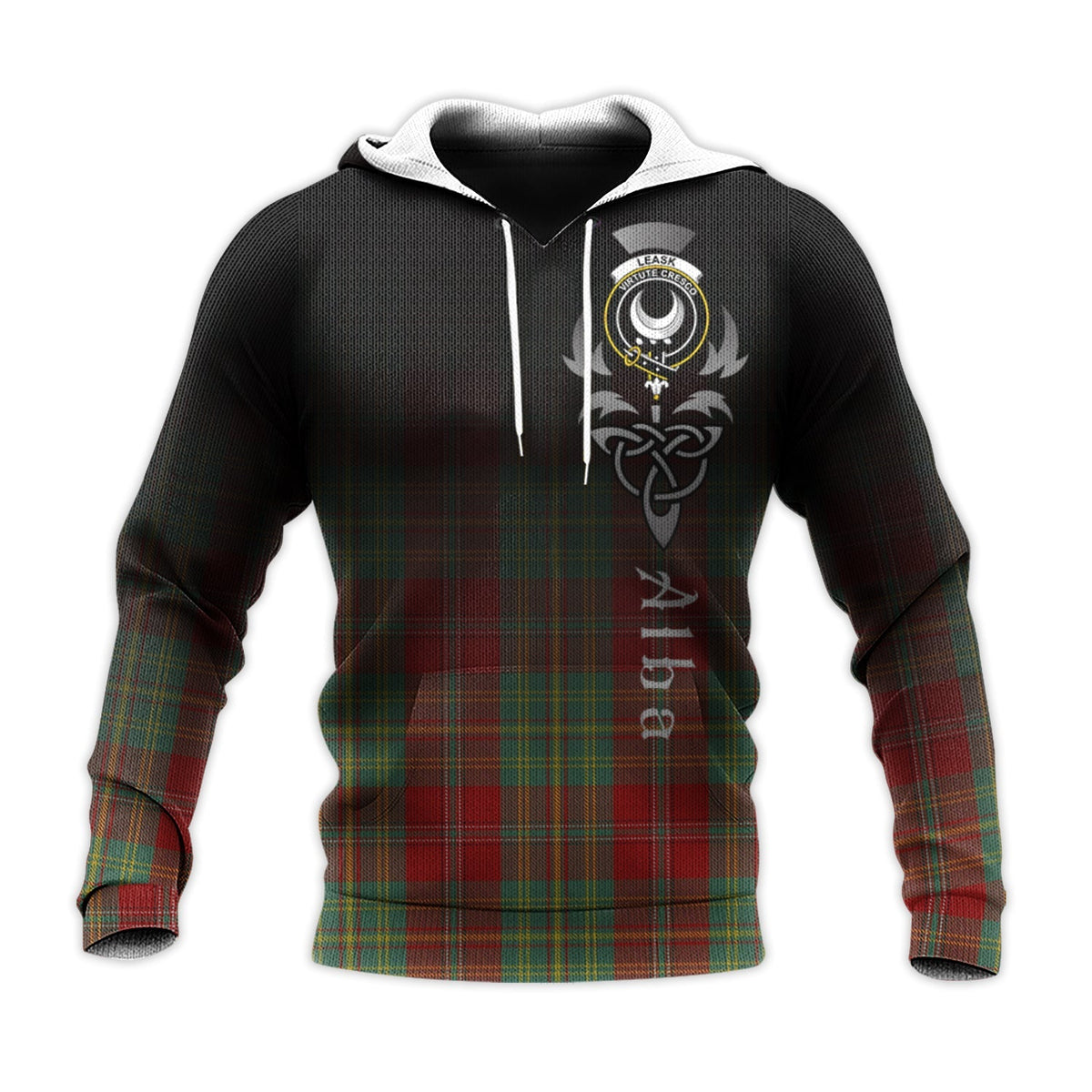 Leask Tartan Hoodie - Alba Celtic Style