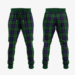 Leslie Hunting Tartan Crest Jogger Sweatpants