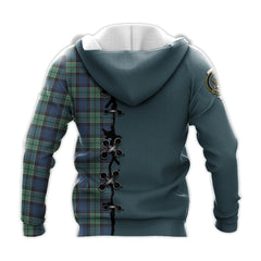 Leslie Hunting Ancient Tartan Hoodie - Lion Rampant And Celtic Thistle Style