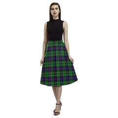 Leslie Hunting Tartan Aoede Crepe Skirt