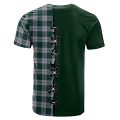 Lindsay Dress Tartan T-shirt - Lion Rampant And Celtic Thistle Style