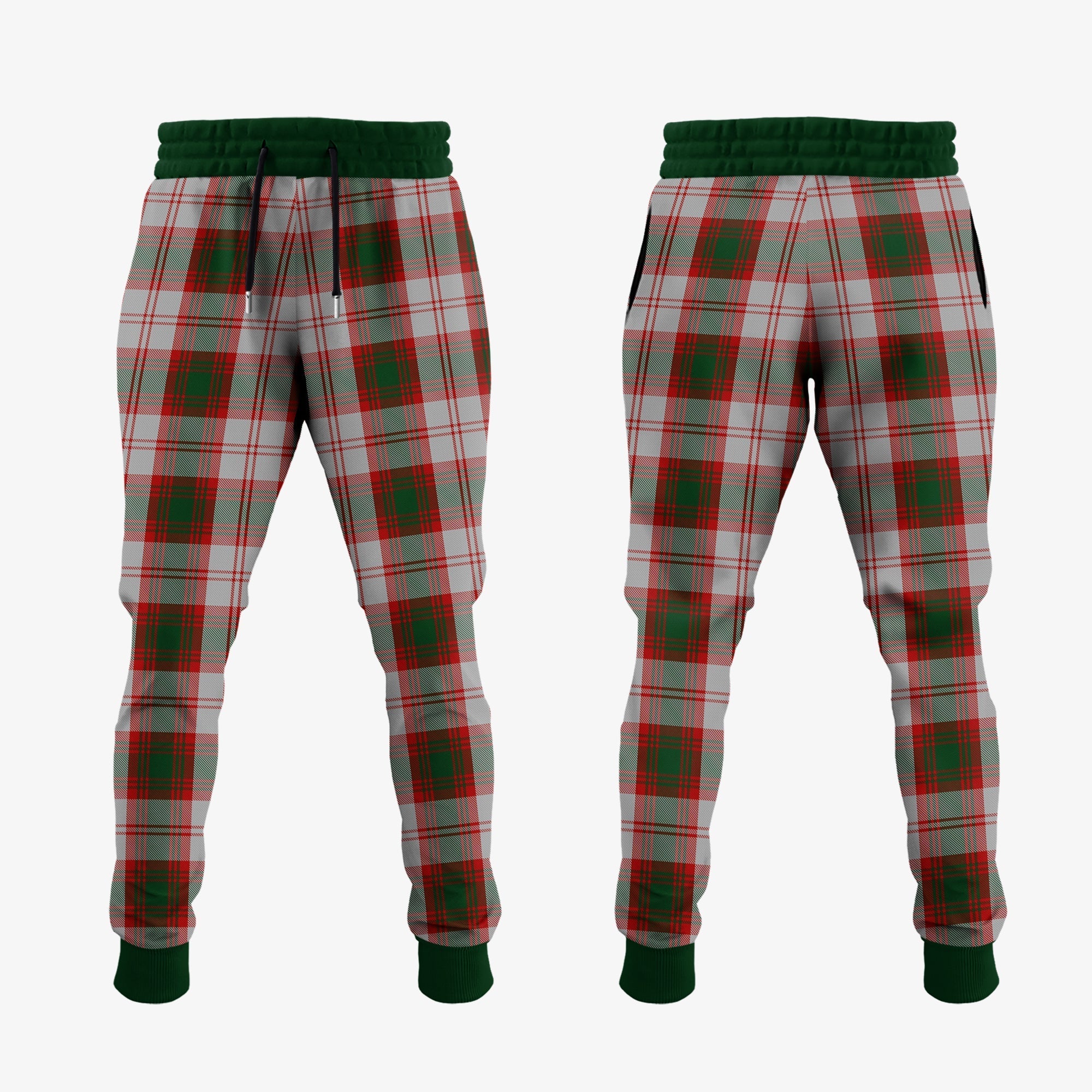 Lindsay Dress Red Tartan Crest Jogger Sweatpants