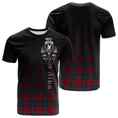 Lindsay Modern Tartan Crest T-shirt - Alba Celtic Style