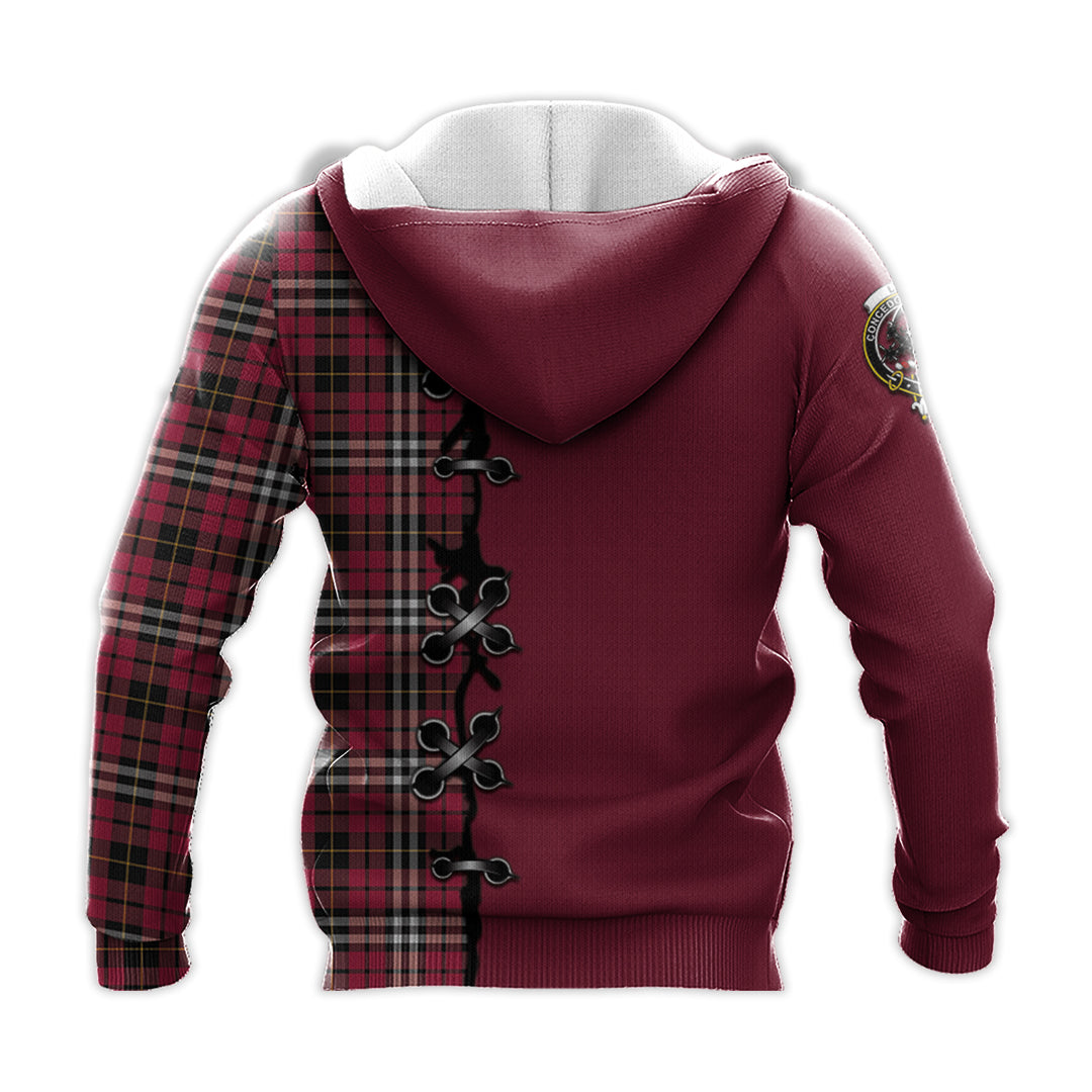 Little Tartan Hoodie - Lion Rampant And Celtic Thistle Style