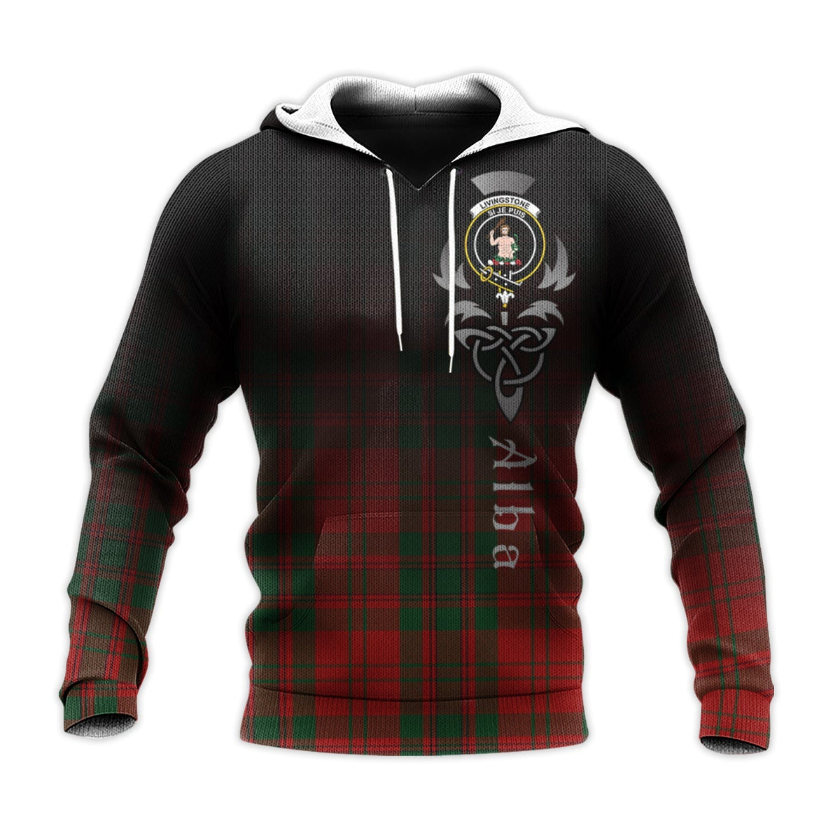 Livingston Tartan Hoodie - Alba Celtic Style