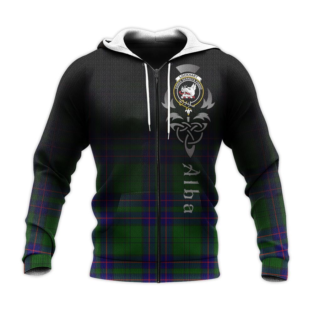 Lockhart Modern Tartan Hoodie - Alba Celtic Style