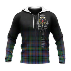 Logan Ancient Tartan Hoodie - Alba Celtic Style