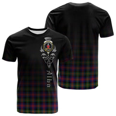 Logan Modern Tartan Crest T-shirt - Alba Celtic Style