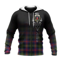 Logan Modern Tartan Hoodie - Alba Celtic Style