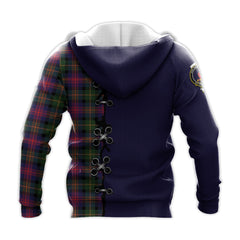 Logan Modern Tartan Hoodie - Lion Rampant And Celtic Thistle Style