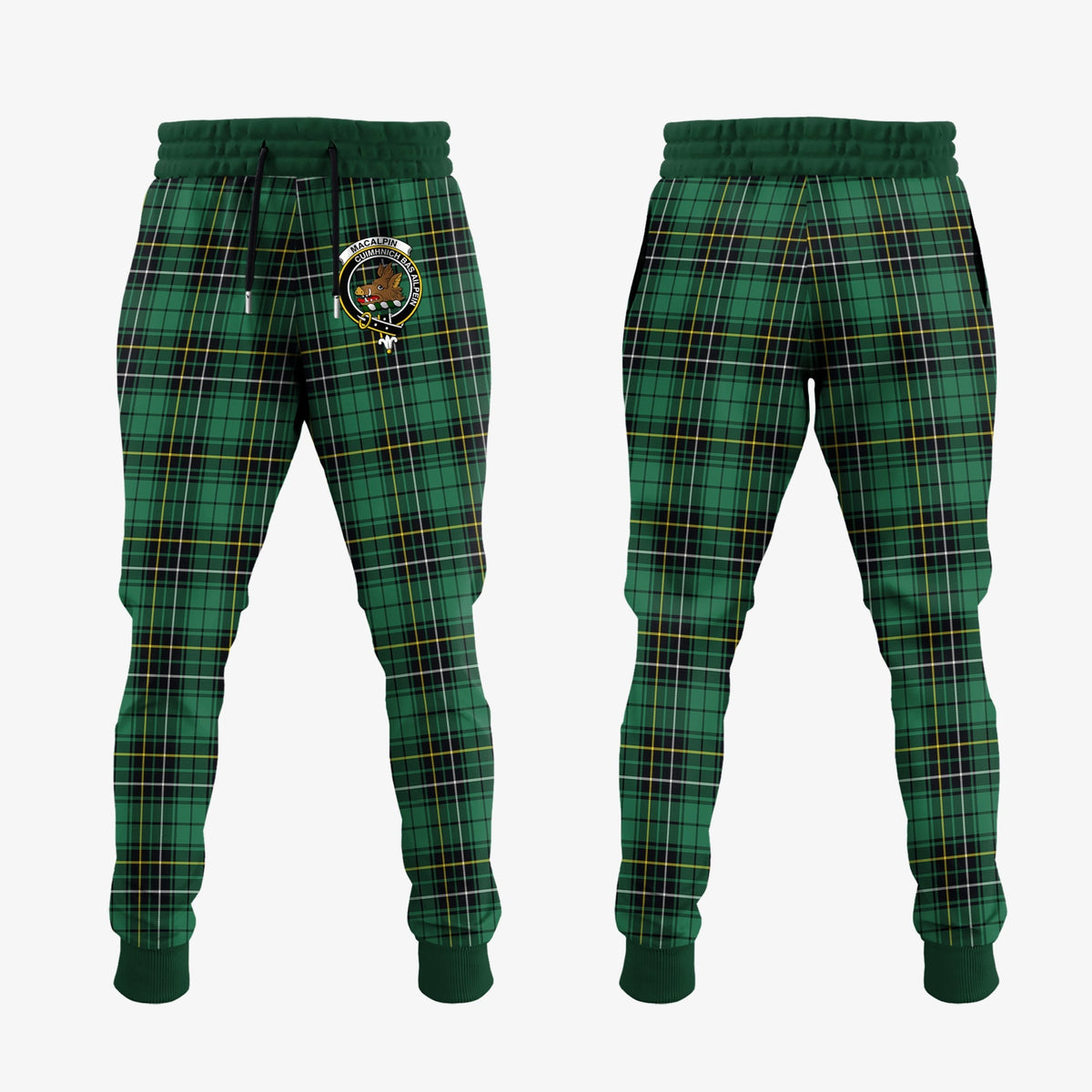 MacAlpin Ancient Tartan Crest Jogger Sweatpants