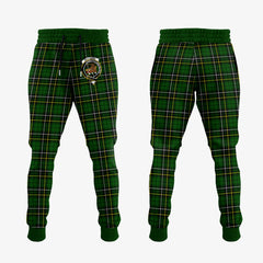 MacAlpin Modern Tartan Crest Jogger Sweatpants