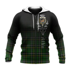 MacAlpin Modern Tartan Hoodie - Alba Celtic Style