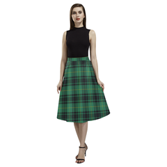 MacArthur Ancient Tartan Aoede Crepe Skirt