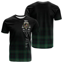 MacAulay Hunting Ancient Tartan Crest T-shirt - Alba Celtic Style