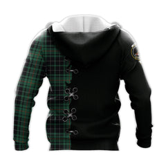 MacAulay Hunting Ancient Tartan Hoodie - Lion Rampant And Celtic Thistle Style