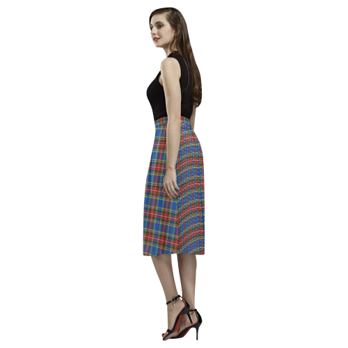 MacBeth Modern Tartan Aoede Crepe Skirt