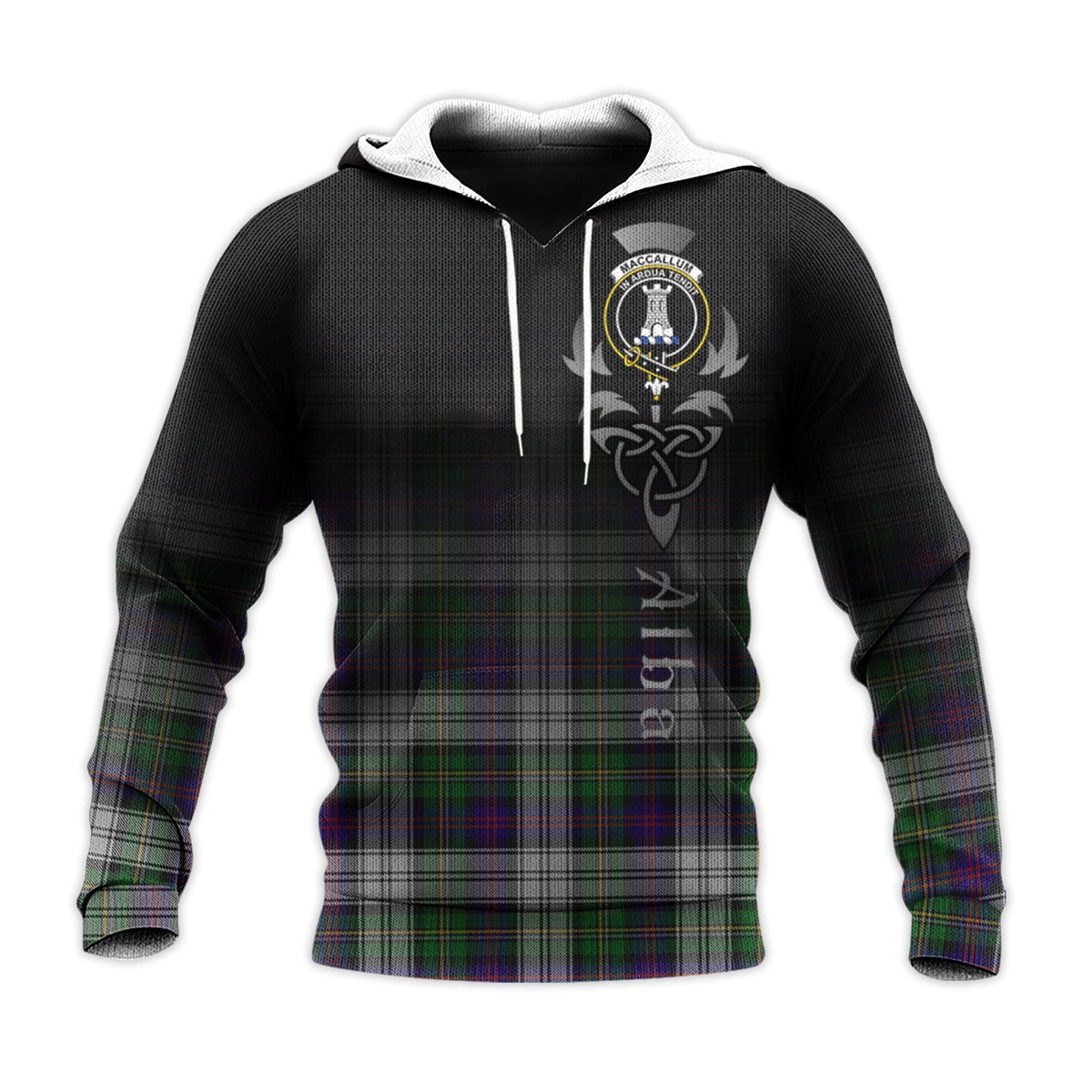 MacCallum Dress Tartan Hoodie - Alba Celtic Style