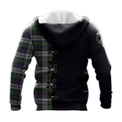 MacCallum Dress Tartan Hoodie - Lion Rampant And Celtic Thistle Style