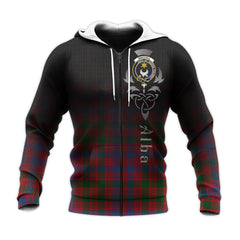 MacColl Ancient Tartan Hoodie - Alba Celtic Style