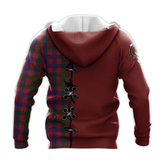 MacColl Hunting Tartan Hoodie - Lion Rampant And Celtic Thistle Style