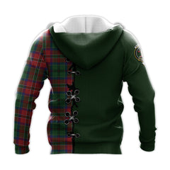 MacCulloch Tartan Hoodie - Lion Rampant And Celtic Thistle Style