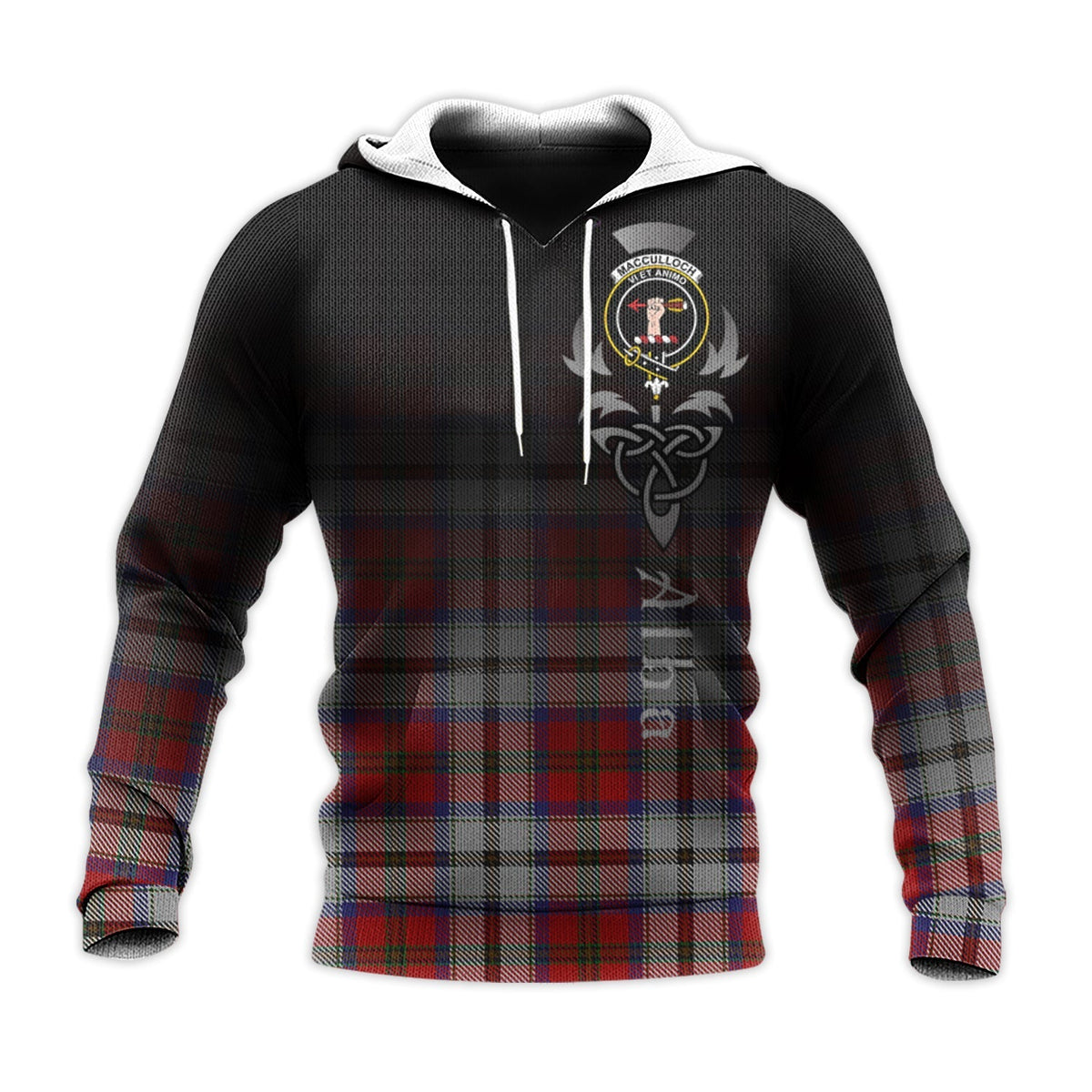 MacCulloch Dress Tartan Hoodie - Alba Celtic Style