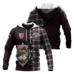 MacDonald Dress Tartan Hoodie - Lion Rampant And Celtic Thistle Style