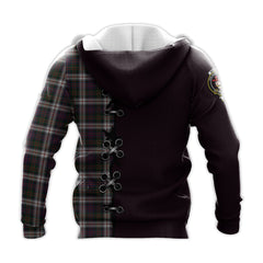 MacDonald Dress Tartan Hoodie - Lion Rampant And Celtic Thistle Style