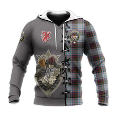 MacDonald Dress Ancient Tartan Hoodie - Lion Rampant And Celtic Thistle Style