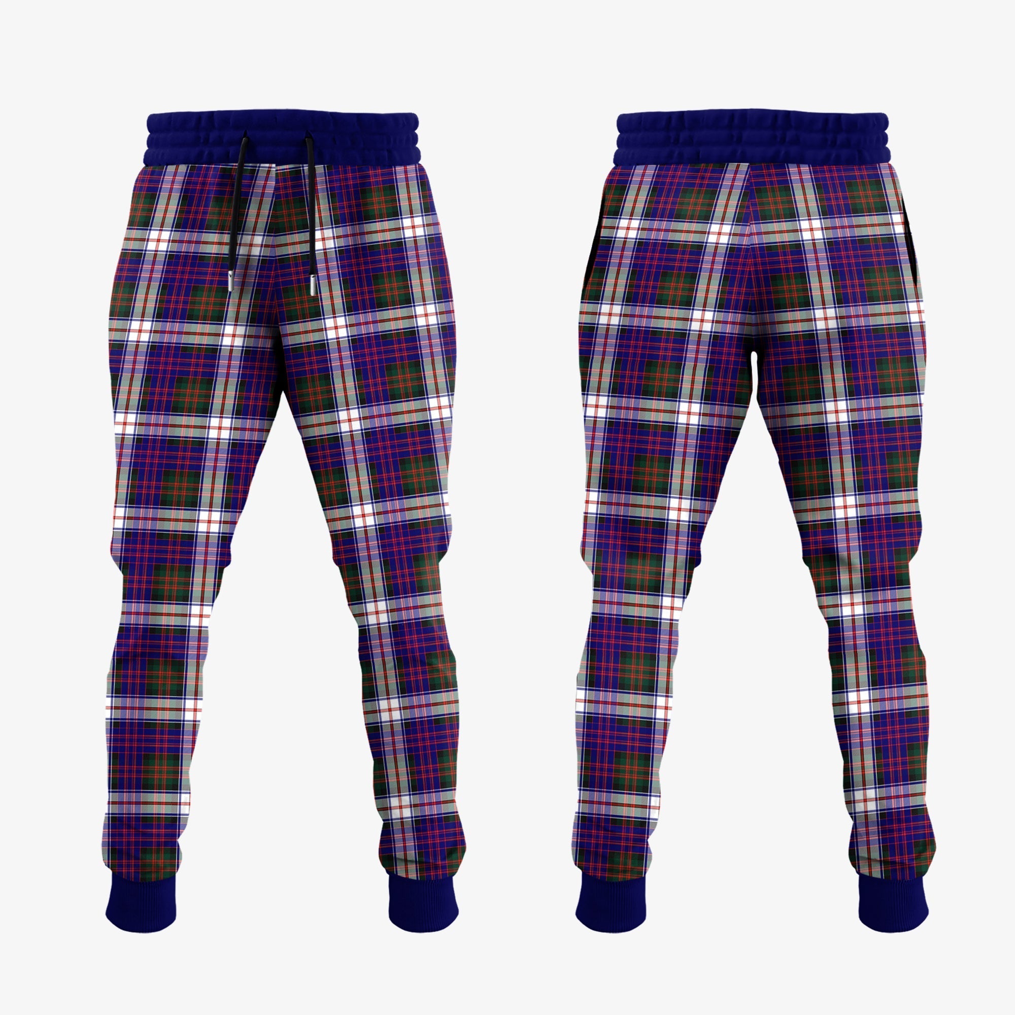 MacDonald Dress Modern Tartan Crest Jogger Sweatpants