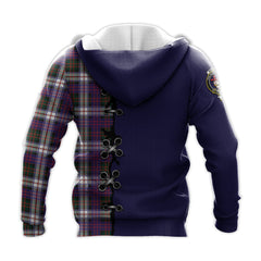 MacDonald Dress Modern Tartan Hoodie - Lion Rampant And Celtic Thistle Style