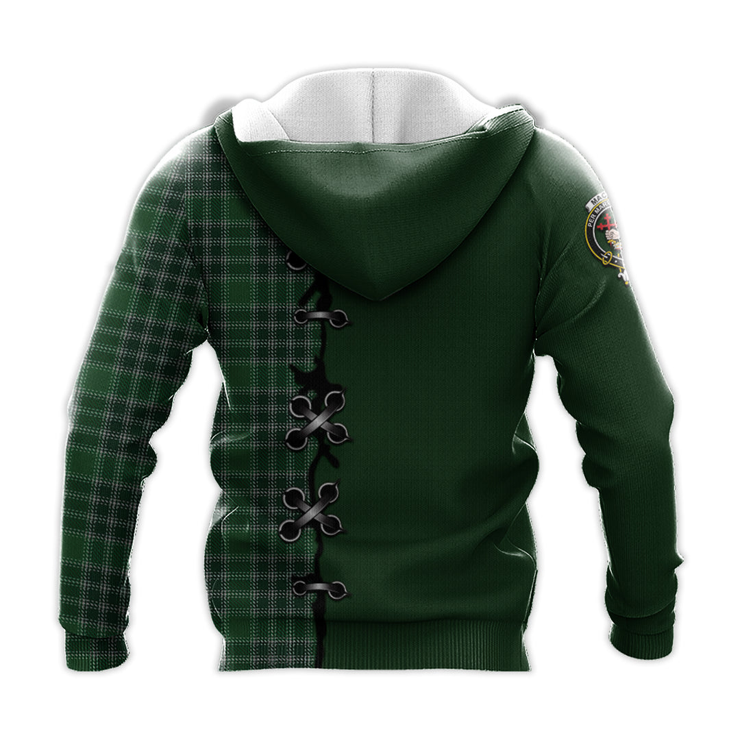 MacDonald Lord of the Isles Hunting Tartan Hoodie - Lion Rampant And Celtic Thistle Style