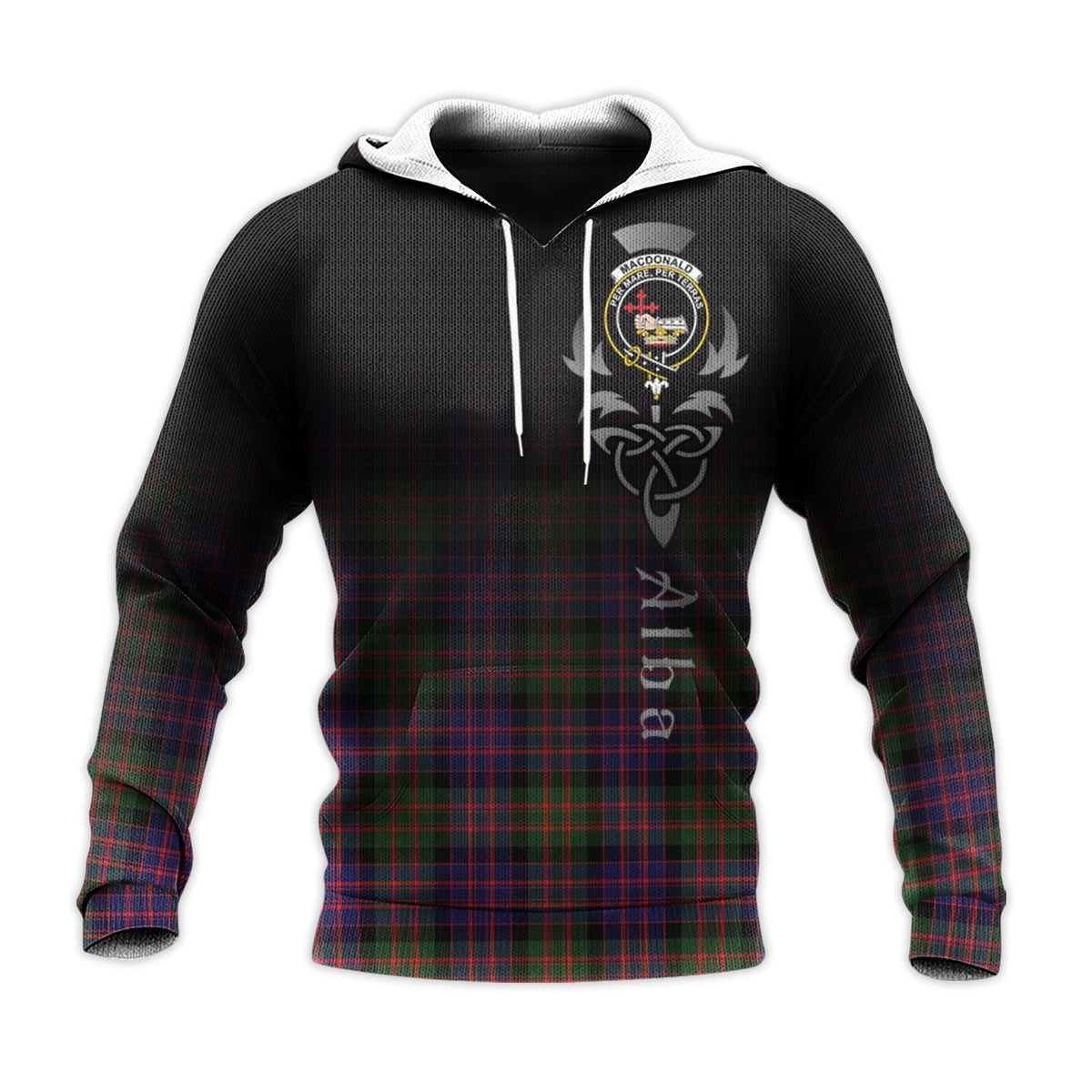 MacDonald Modern Tartan Hoodie - Alba Celtic Style