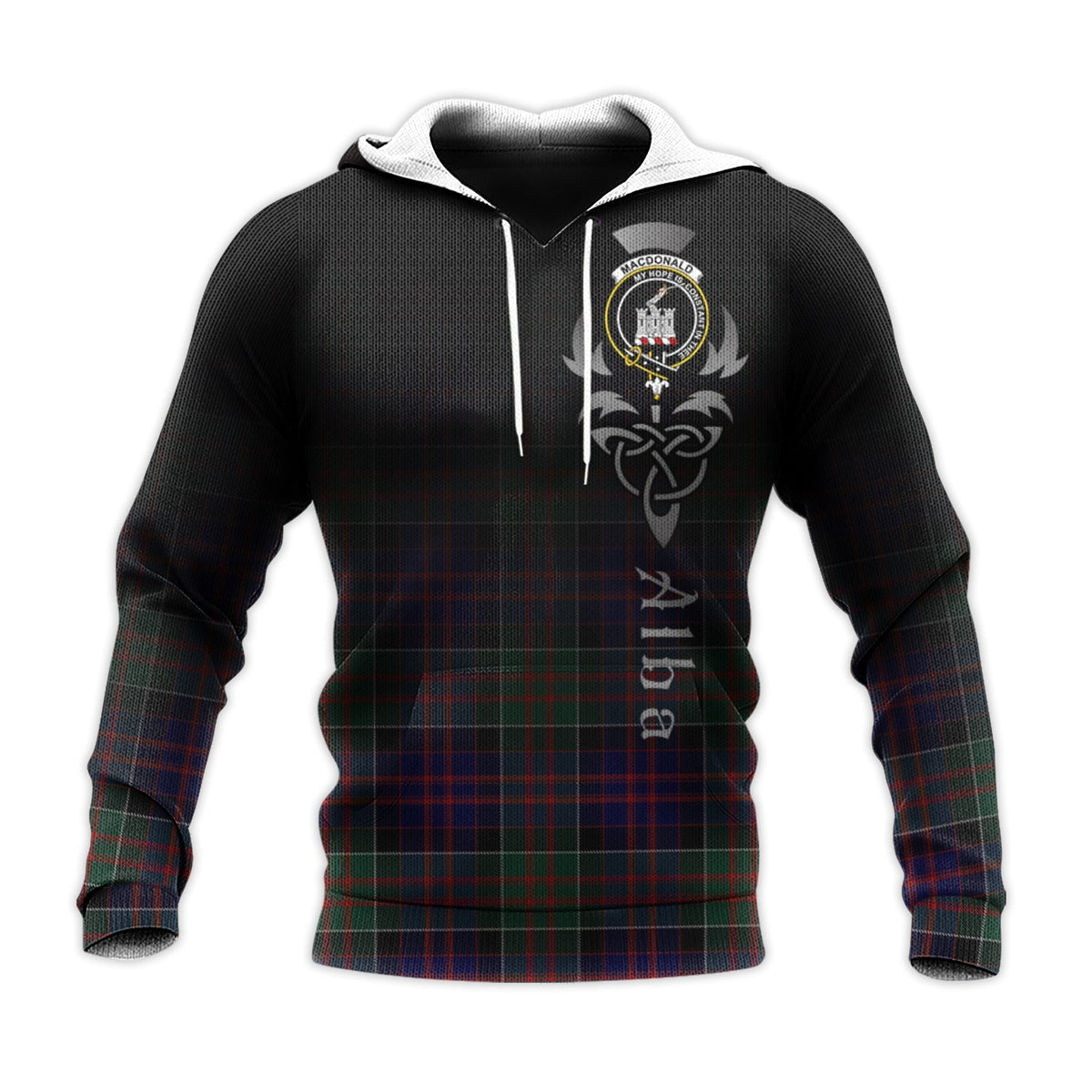 MacDonald Of Clanranald Tartan Hoodie - Alba Celtic Style