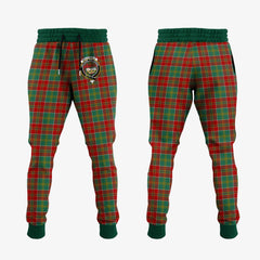 MacDonald Of Kingsburgh Tartan Crest Jogger Sweatpants