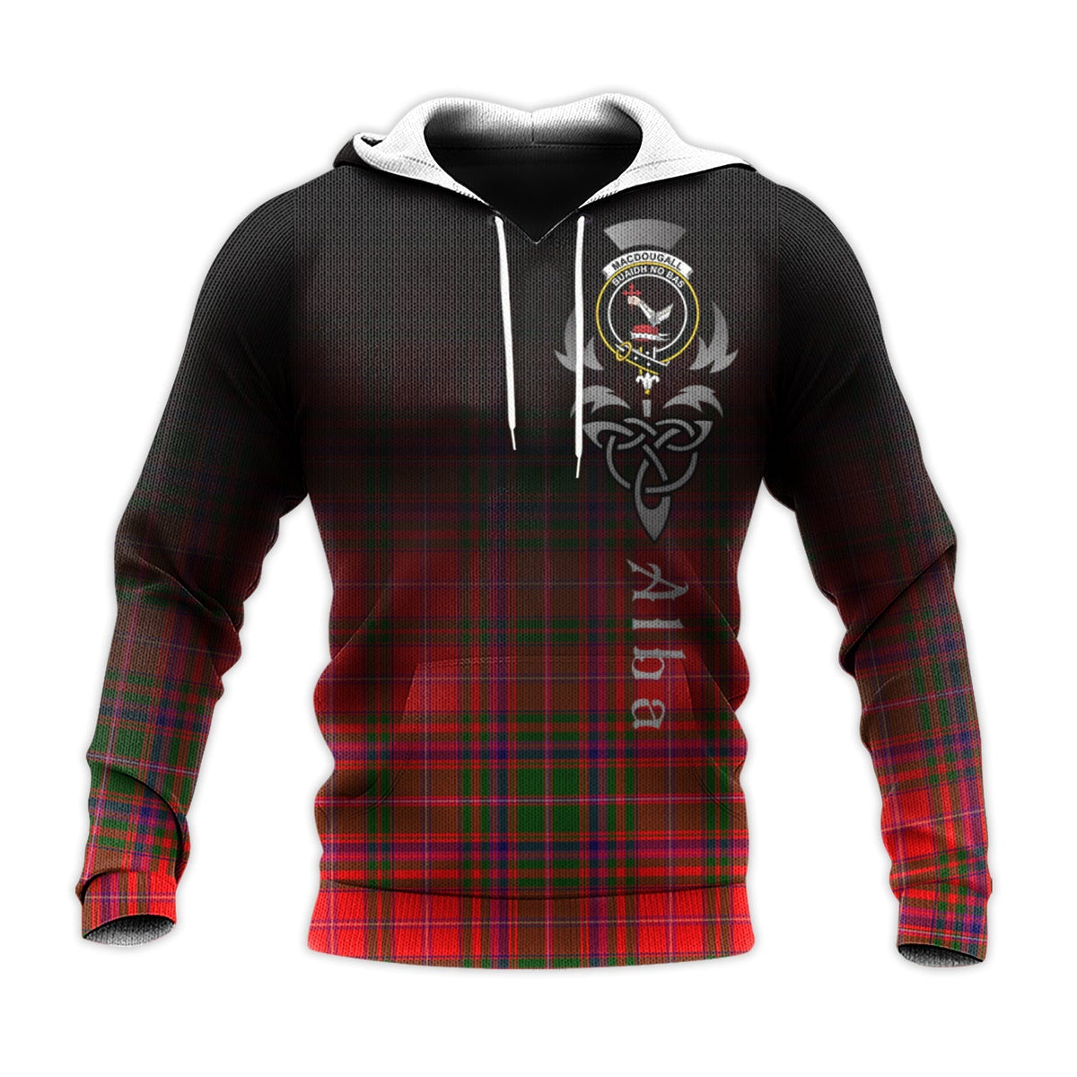 MacDougall Modern Tartan Hoodie - Alba Celtic Style