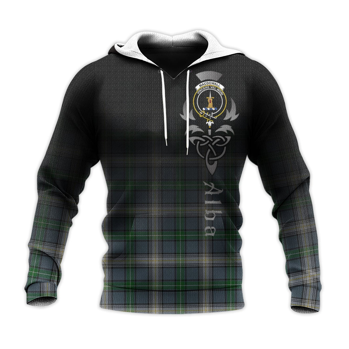 MacDowall Tartan Hoodie - Alba Celtic Style