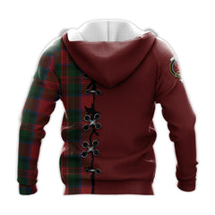 MacDuff Tartan Hoodie - Lion Rampant And Celtic Thistle Style