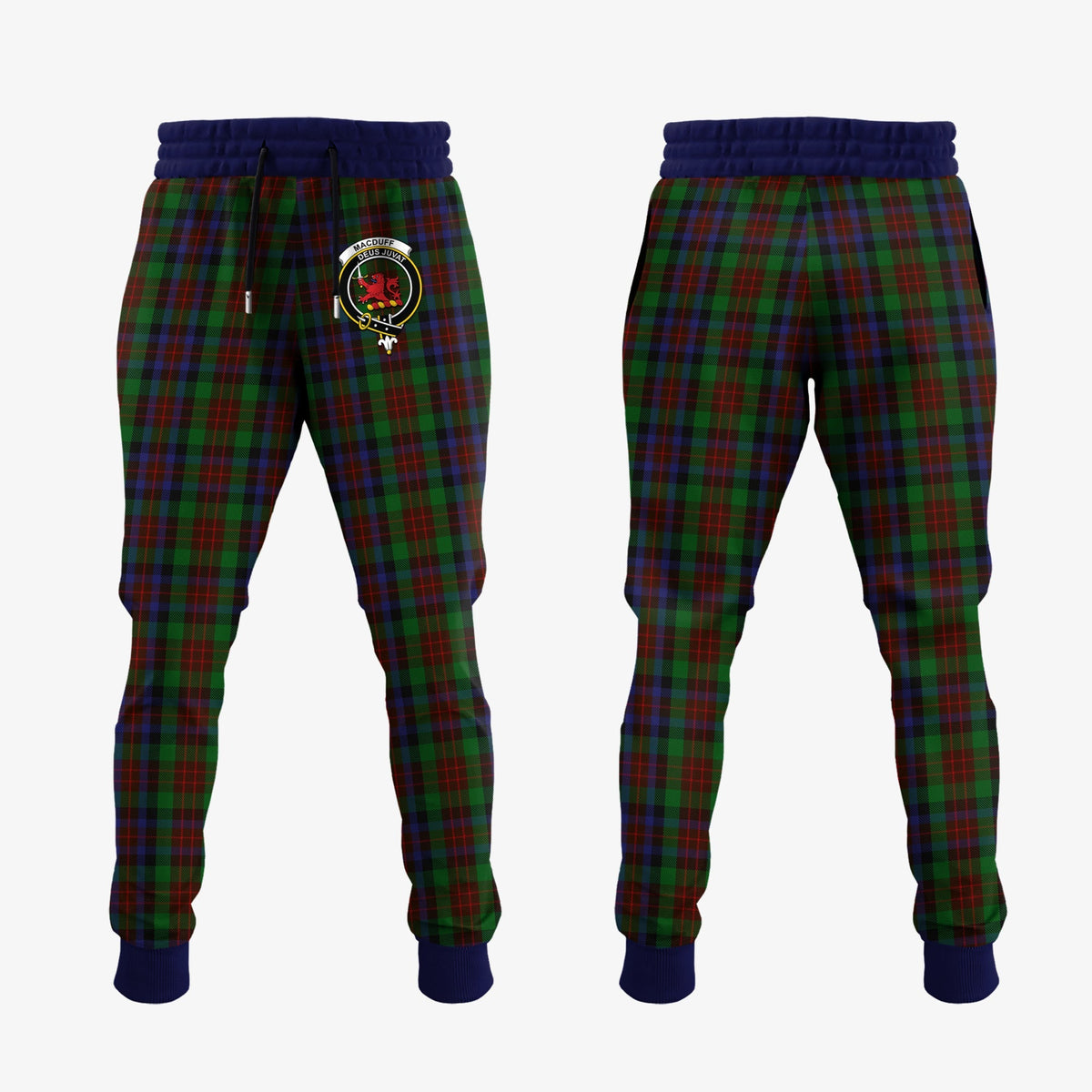 MacDuff Hunting Tartan Crest Jogger Sweatpants