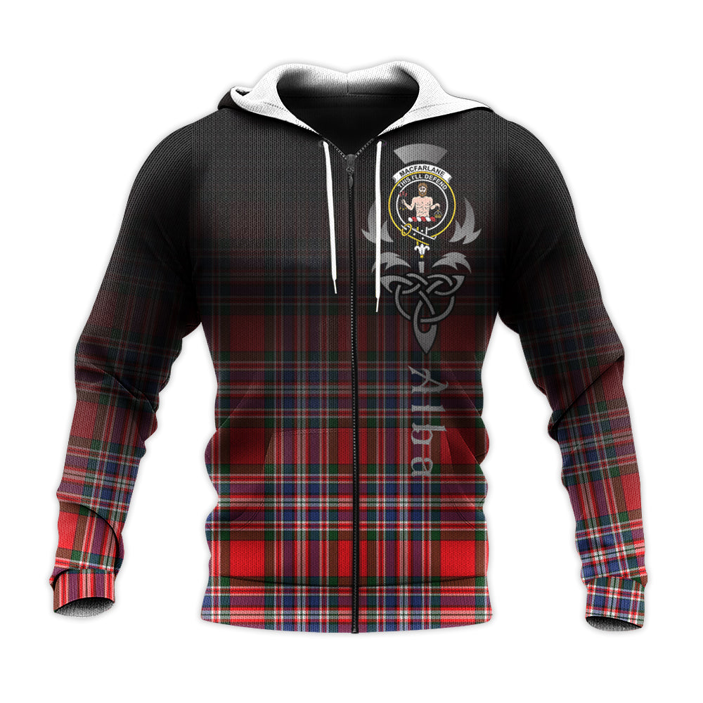 MacFarlane Modern Tartan Hoodie - Alba Celtic Style