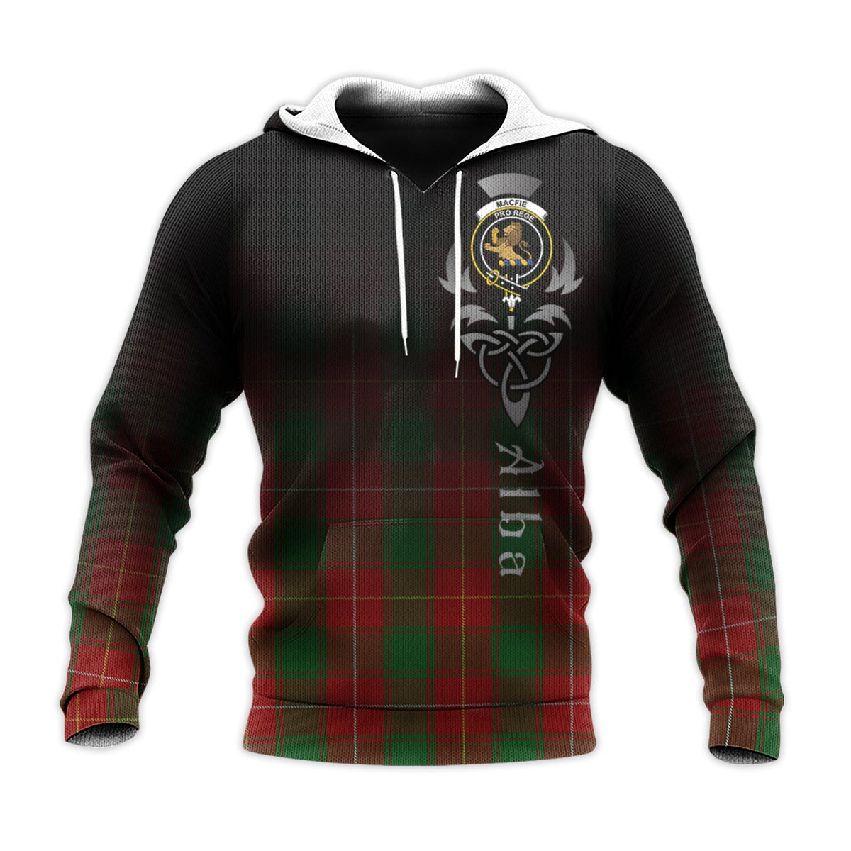 MacFie Tartan Hoodie - Alba Celtic Style