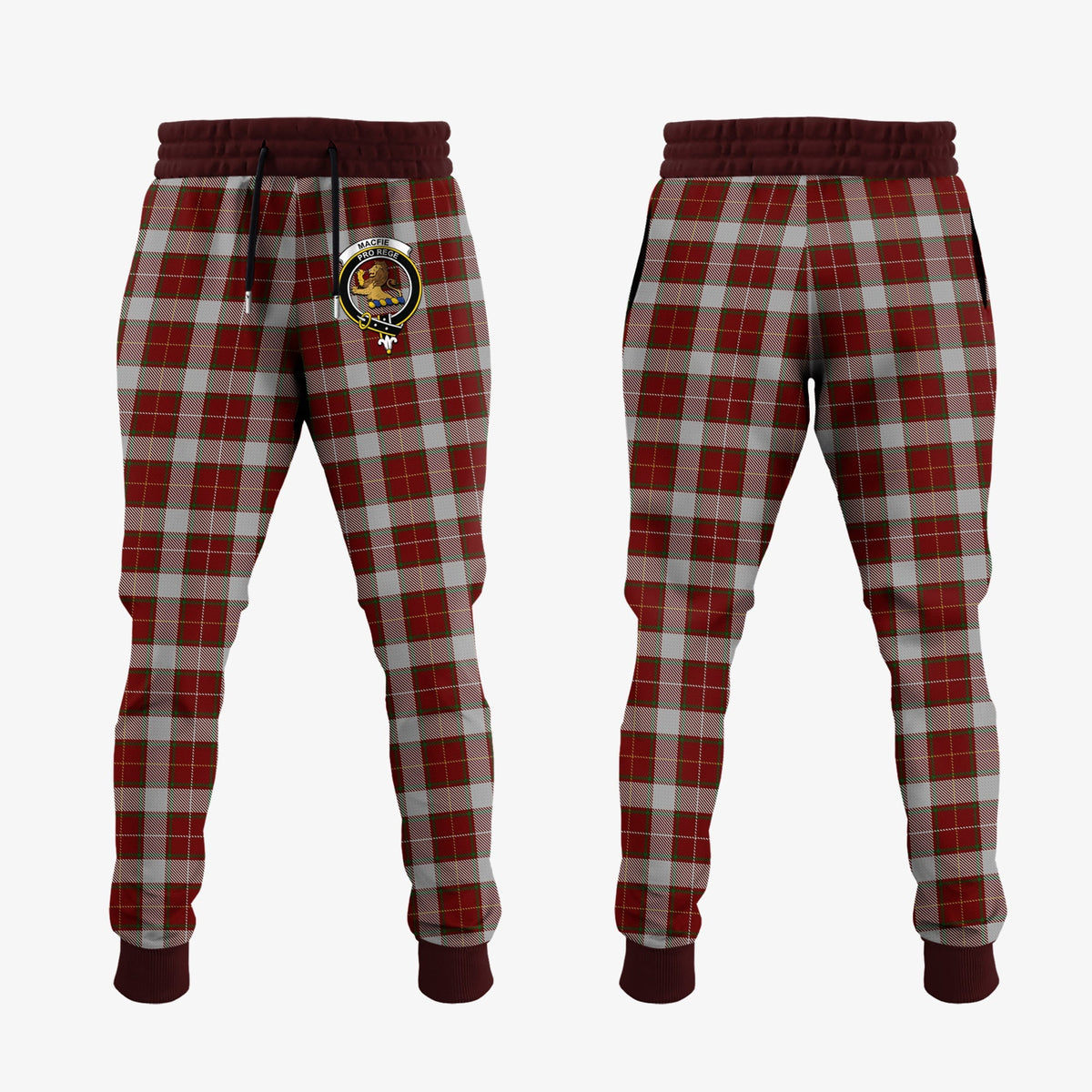 MacFie Dress Tartan Crest Jogger Sweatpants