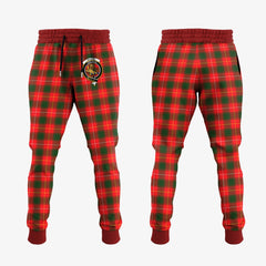 MacFie Modern Tartan Crest Jogger Sweatpants