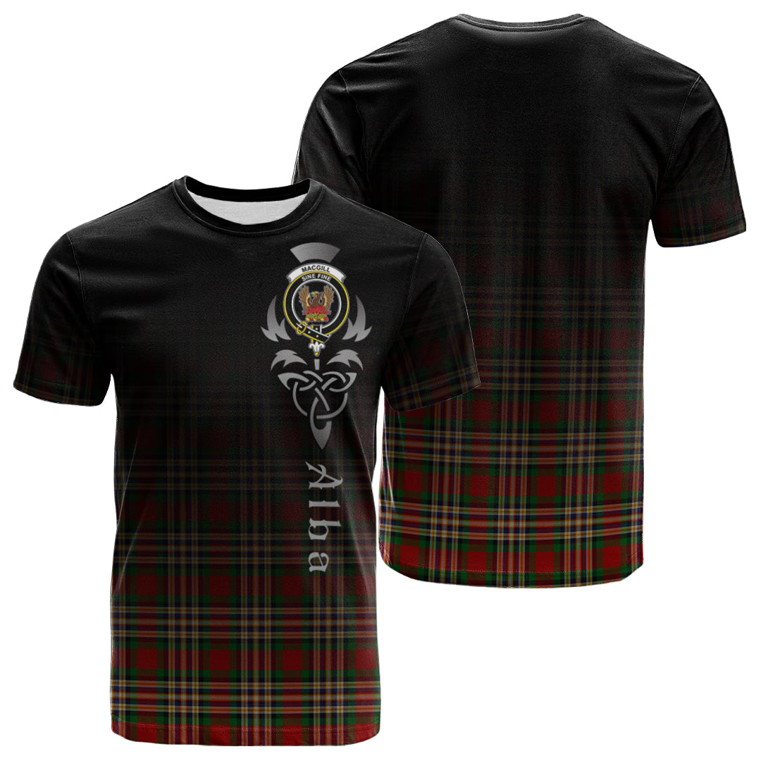 MacGill Tartan Crest T-shirt - Alba Celtic Style