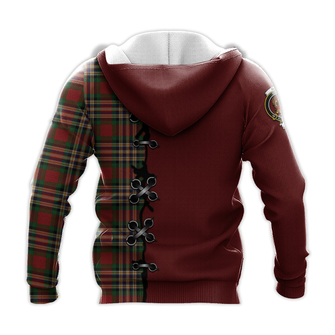 MacGill Tartan Hoodie - Lion Rampant And Celtic Thistle Style